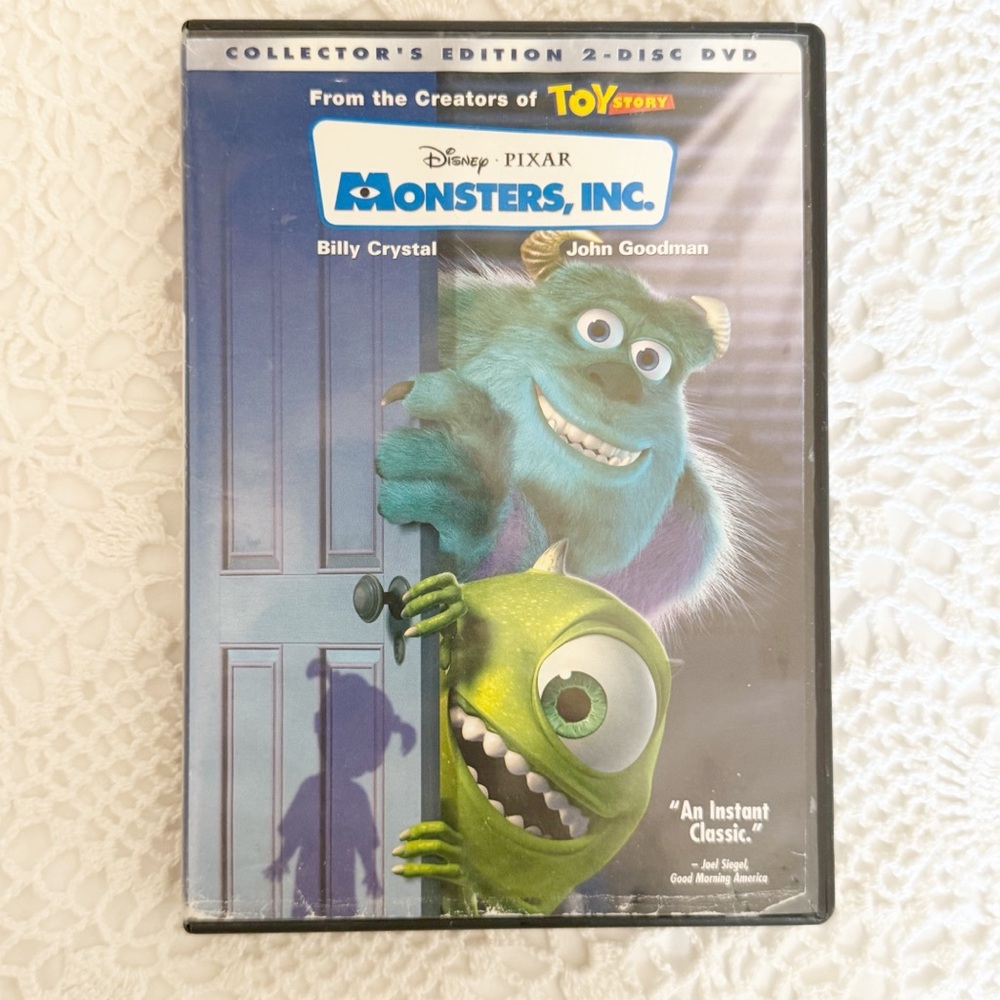 Disney Pixar Monsters, Inc. Collector's Edition 2-Disc DVD Clean Discs